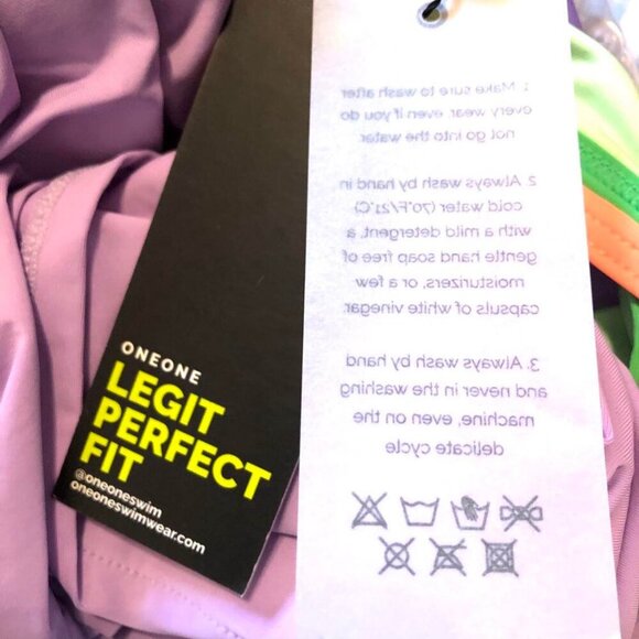 NWT ANTHROPOLOGIE OneOne Lia 2pc Strappy Long Dress Coverup Lavender\Neon M - Picture 12 of 12